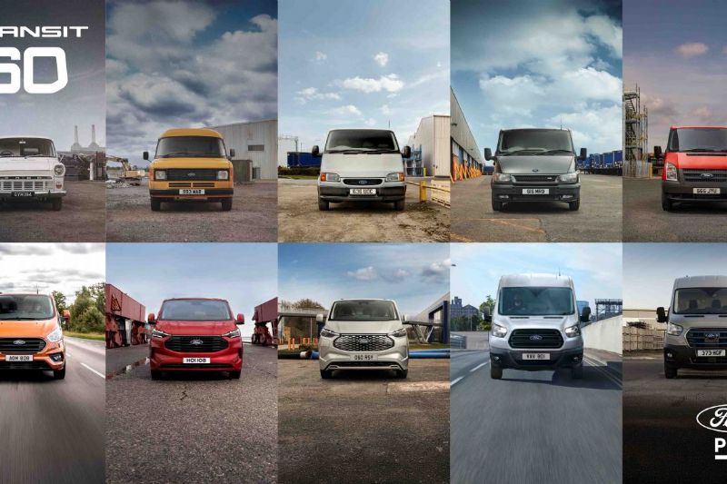 Oslava 60 let a stále pokračuje – Nezastavitelný příběh modelu Ford Transit v číslech