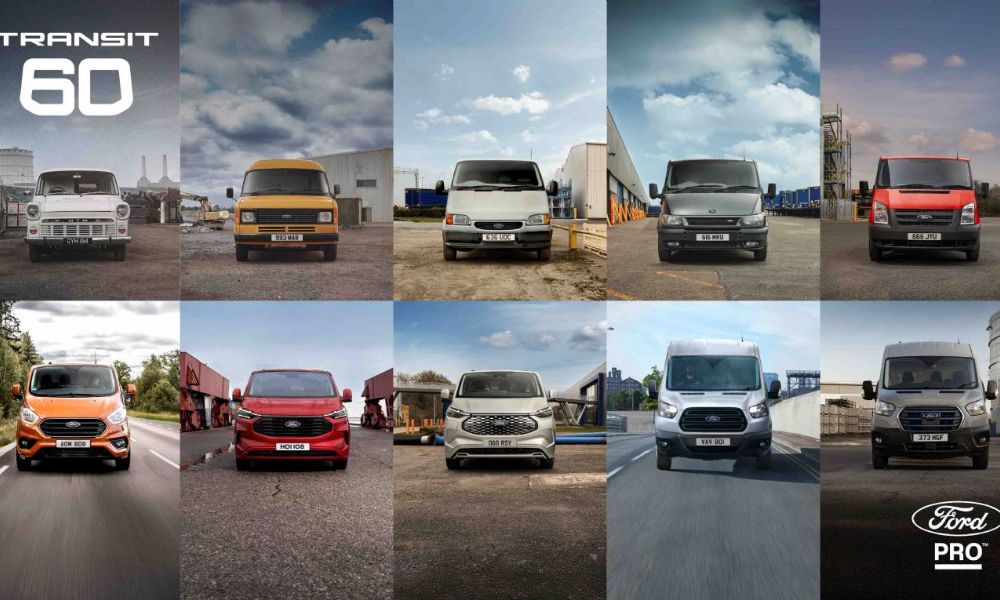 Oslava 60 let a stále pokračuje – Nezastavitelný příběh modelu Ford Transit v číslech