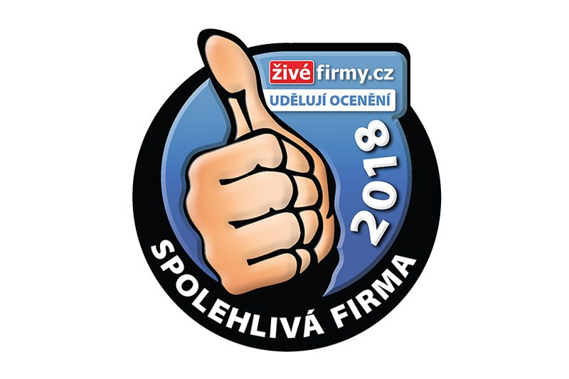 Obhájeno! Jsme spolehlivá firma 2018